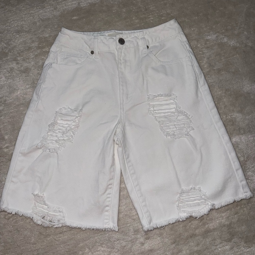 Habitual Girl Shorts, 14, White - Picture 1 of 6